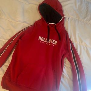 Red hollister hoodie